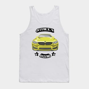 Sportscar Illustration Tank Top